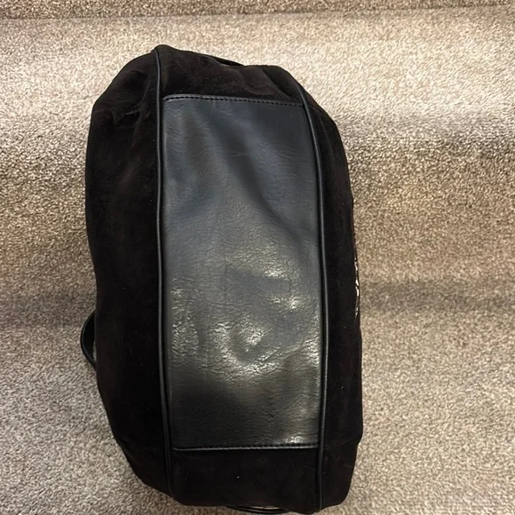 Juicy Couture Black Shoulder Bag with Silver Chain Details - Picture 4 of 5